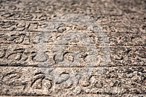 Ancient Sinhalese Scripts