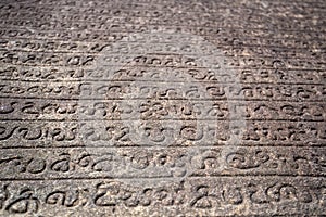 Ancient Sinhalese Scripts