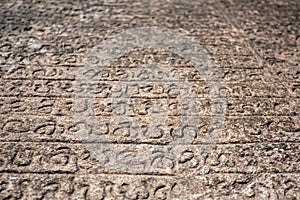 Ancient Sinhalese Scripts photo