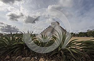 Ancient site of Chichen ize in Yukatan region of Mexico