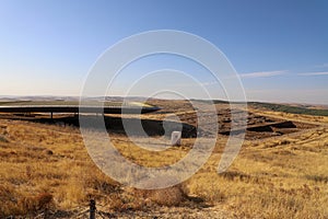 Ancient Site of Gobekli Tepe is a pre-historic place from roughly 12000 years ago in SanliUrfa, Turkey