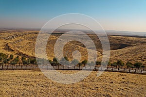 Ancient Site of Gobekli Tepe is a pre-historic place from roughly 12000 years ago in SanliUrfa, Turkey