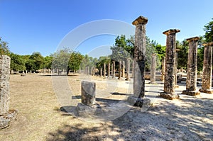 Ancient site of Olympia, Greece photo