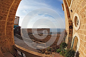 The ancient small city Jaffo