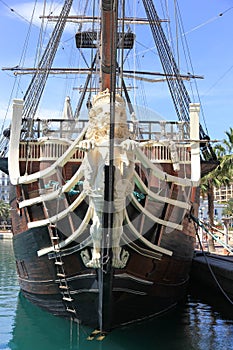 Ancient Spanish Galleon