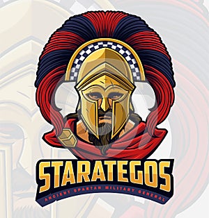 Ancient Spartan Warrior Starategos