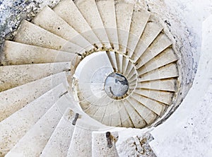 Ancient spiral stairs