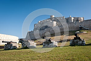 Ancient Spis castle from inside, Slovakia