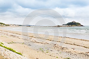 Ancient St Michael`s Mount castle in Cornwall England UK