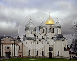 Ancient St. Sophia Cathedral is the oldest church in Russia 1045-1052