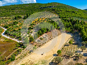 Ancient Stadium of Nemea in Greece