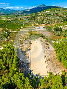 Ancient Stadium of Nemea in Greece