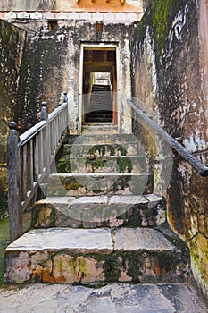 Ancient Stairs At Amber Fort