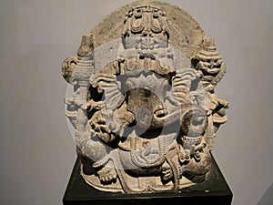 Ancient statu of ganpati bappa photo