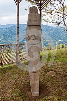 Ancient statues at Alto de Lavapatas site photo