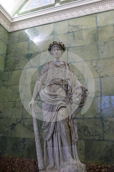 Ancient statue of Melpomene