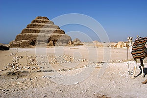 Ancient step pyramid of Djoser (Zoser) photo
