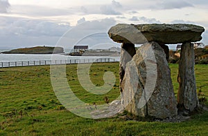 Ancient stone age monument Anglesey, Wales