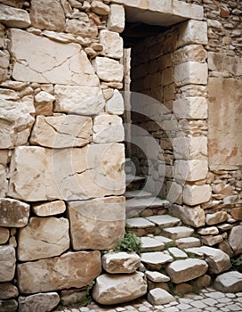 Ancient Stone Archway Entrance