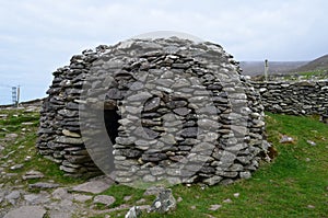 Ancient Stone Beehive Hut on Slea Head Penninsula