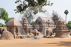 Ancient stone chariots for the gods in Tamil Nadu