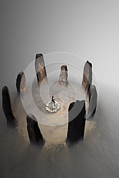 Ancient Stone Circle photo