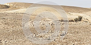 Ancient Stone Circle and Water System near Arad, Israel