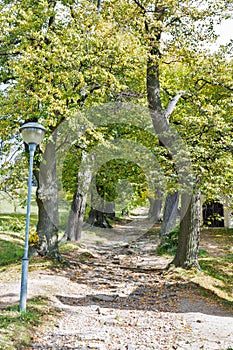 Road to Calvary in Banska Stiavnica, Slovakia.