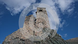 Ancient stone fortress with Svan Tower