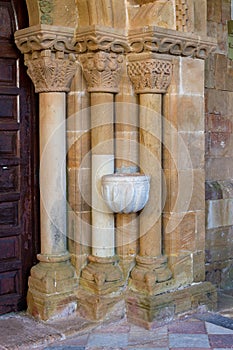 Ancient Stone, holy water font,  stoup font