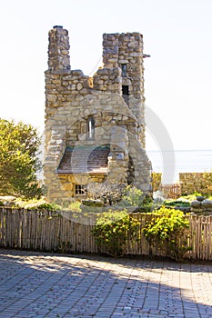 Ancient stone house photo