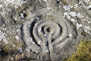 Ancient stone markings at Routing Lynn