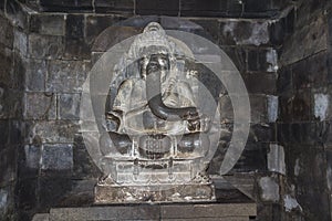 Ancient stone reliefs at Pramaban temple