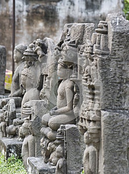 Ancient  Stone Sculpture of  Parmara Era in Malwa photo
