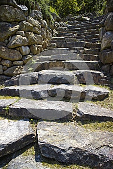 Ancient stone staircase