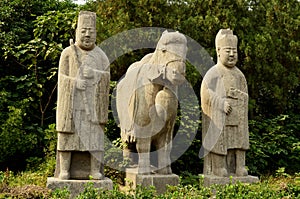 Ancient Stone Statues - Song Dynasty Tombs, Gongyi, Luoyang , China