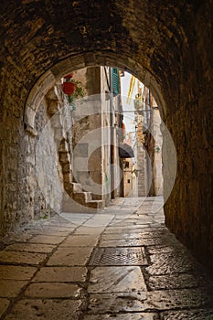 Ancient stone street