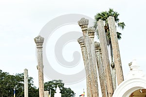 Ancient stone structures in sri lanka.