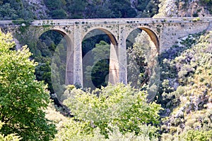 Ancient stone viaduct