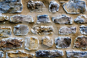 Ancient Stone Wall Background