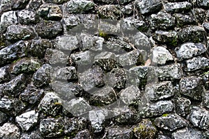 Ancient stone wall texture