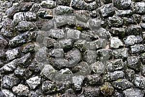 Ancient stone wall texture
