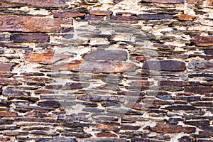 Ancient stonework wall