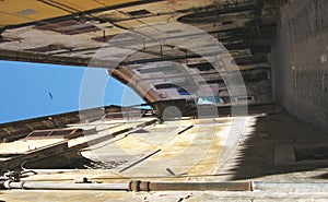 Ancient street & hawk in the s