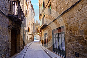 Ancient street in historic center of Solsona,Catalonia. photo
