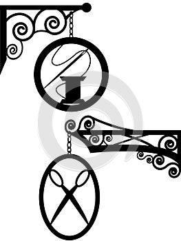 Ancient street signboard