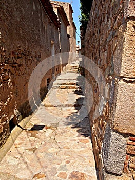 Ancient street in Tosca del Mare