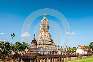 Ancient stupa, Sukhothai Province, Northern Thailand