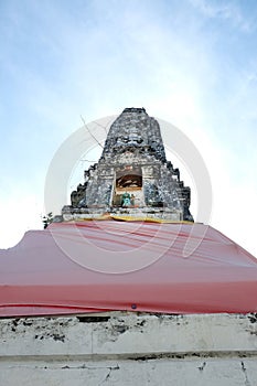 Ancient stupa in temple of Thailand