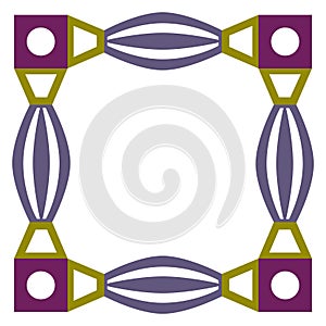 Ancient style square border